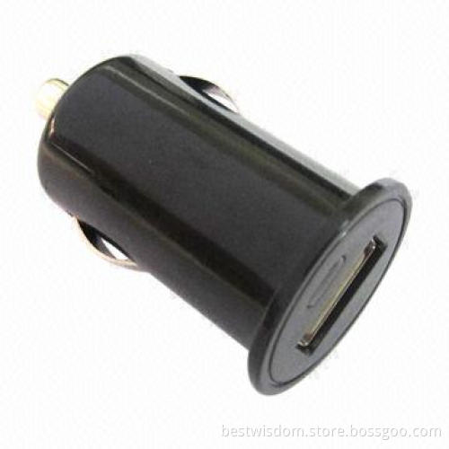 Mini USB Mobile Phone Charger with 5V DC Output Voltage and 1A Charging Rate